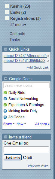 Google Docs Gadget