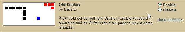 Enable Old Snakey